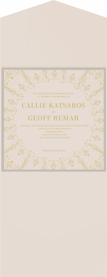 Marrakesh Wedding Invitation