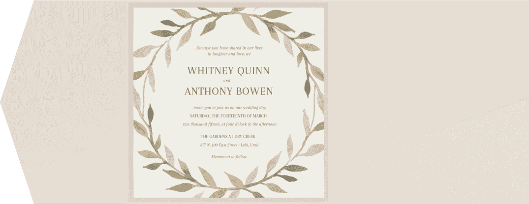 Floralia Wedding Invitation