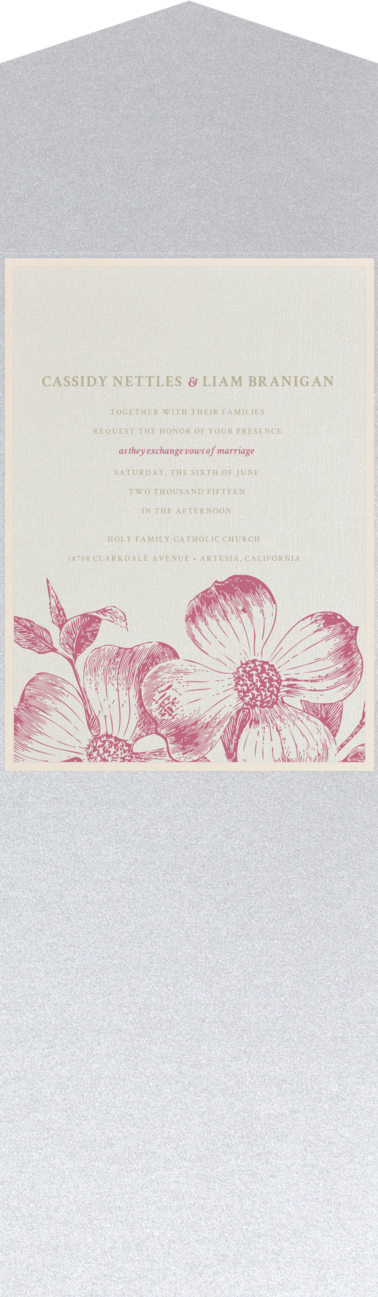 First Bloom Wedding Invitation