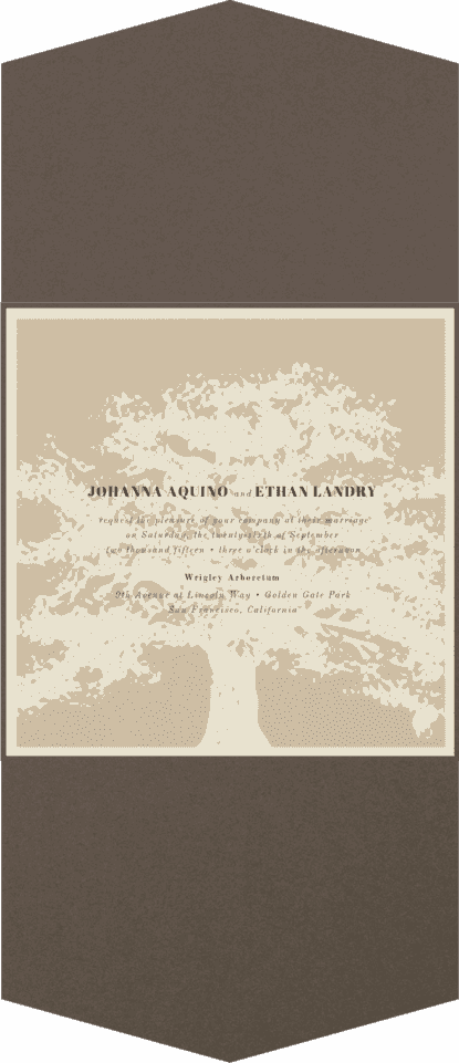Tree of Love Wedding Invitation