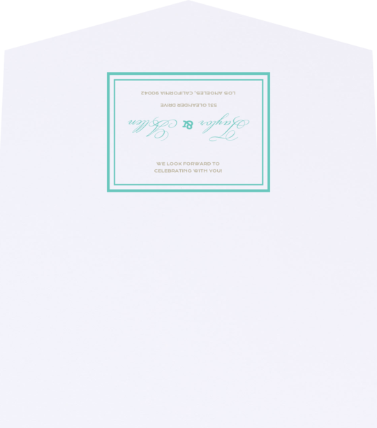 Wedding Outer Envelope