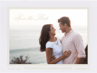 Classic Frame Save The Date Save the Date