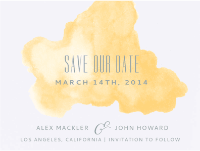 Daydream Save The Date Save the Date