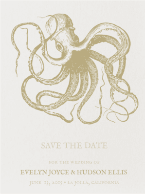 Under The Sea Save The Date Save the Date