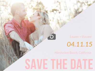His & Hers Save The Date Save the Date