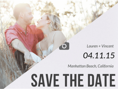 His & Hers Save The Date Save the Date
