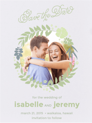 Love's Garden Save The Date Save the Date