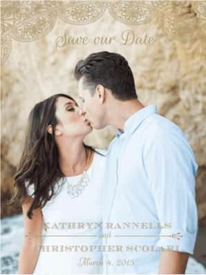 Heirloom Lace Save The Date Save the Date