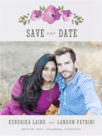 Poppy Save The Date Wedding Invitation