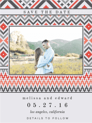 Boho Tapestry Save the Date Save the Date