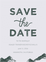 Hitched Save The Date Wedding Invitation
