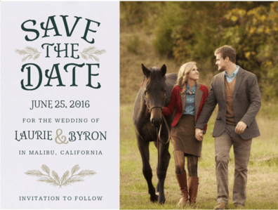Pining For Love Save The Date Save the Date