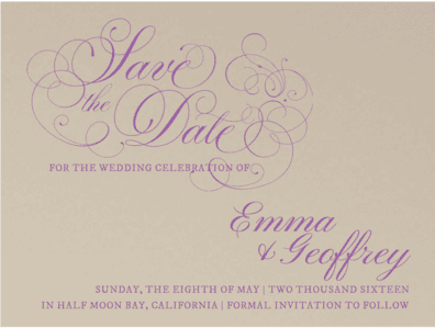 Le Patisserie Save The Date Save the Date