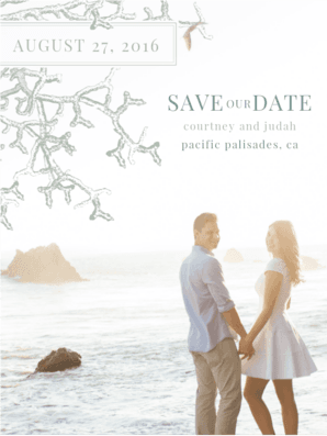 Coral Reef Save The Date Save the Date