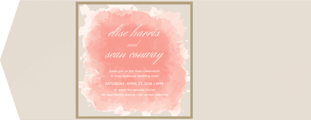 Sincerely Yours Wedding Invitation