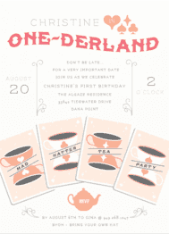 Onederland Wedding Invitation