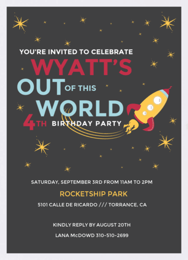 Out of this World Birthday