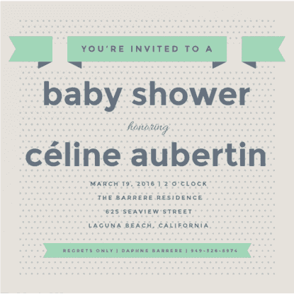 Baby Banner Baby Shower