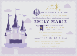 Enchanted Castle Wedding Invitation