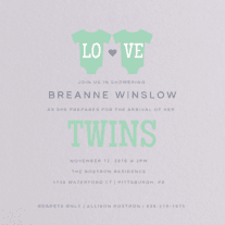 Two Is Better Than One Wedding Invitation