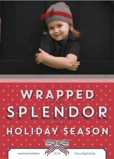 All Wrapped Up Holiday Card