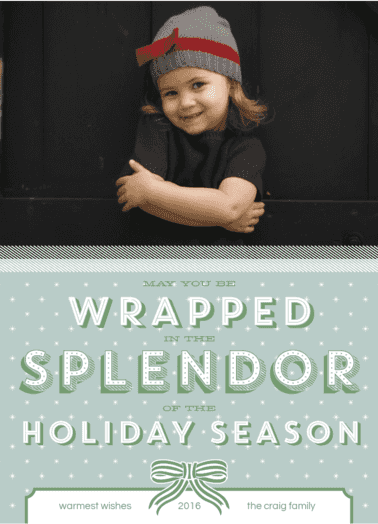 All Wrapped Up Holiday Card