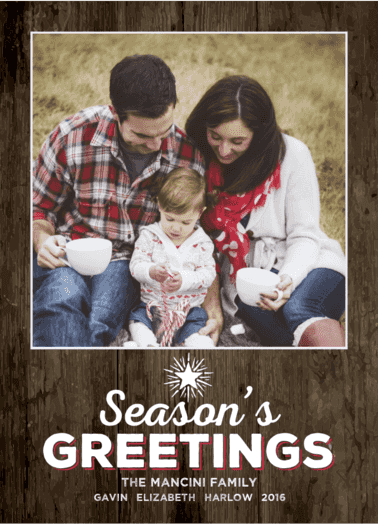 Season's Greetings Holiday Card