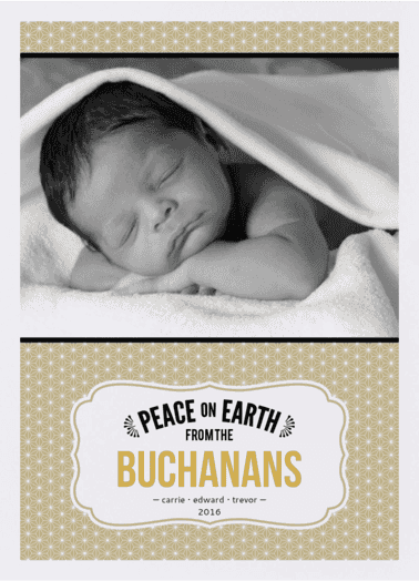 Peace On Earth Holiday Card