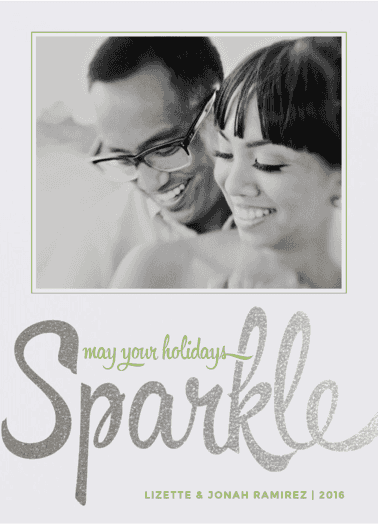 Holiday Sparkle Holiday Card