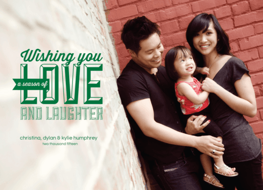 Love & Laughter Holiday Card