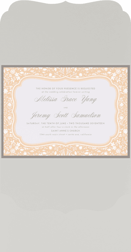 French Country Wedding Invitation