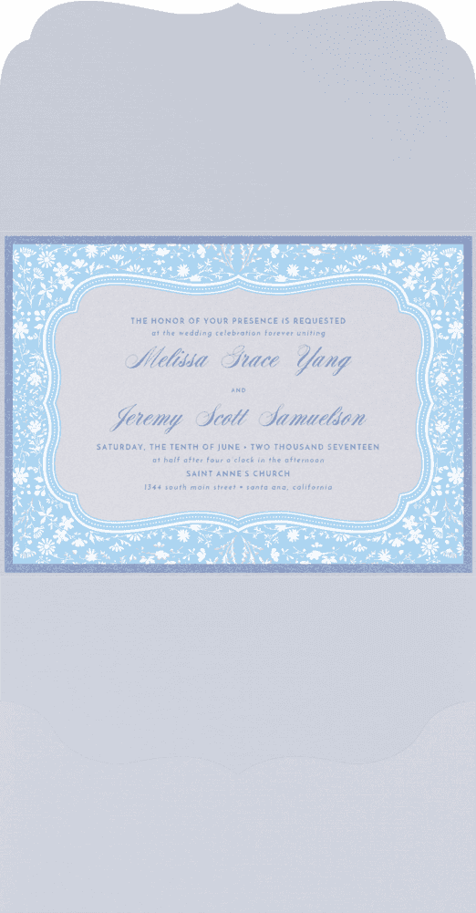 French Country Wedding Invitation