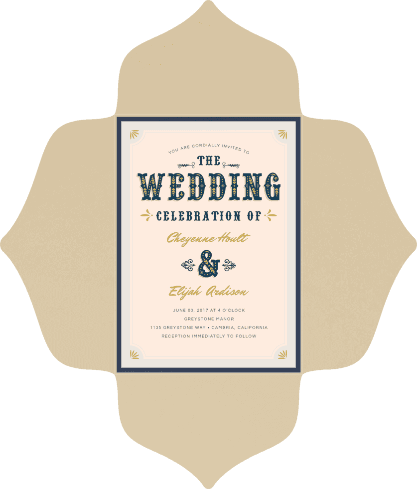 Love Letters Wedding Invitation
