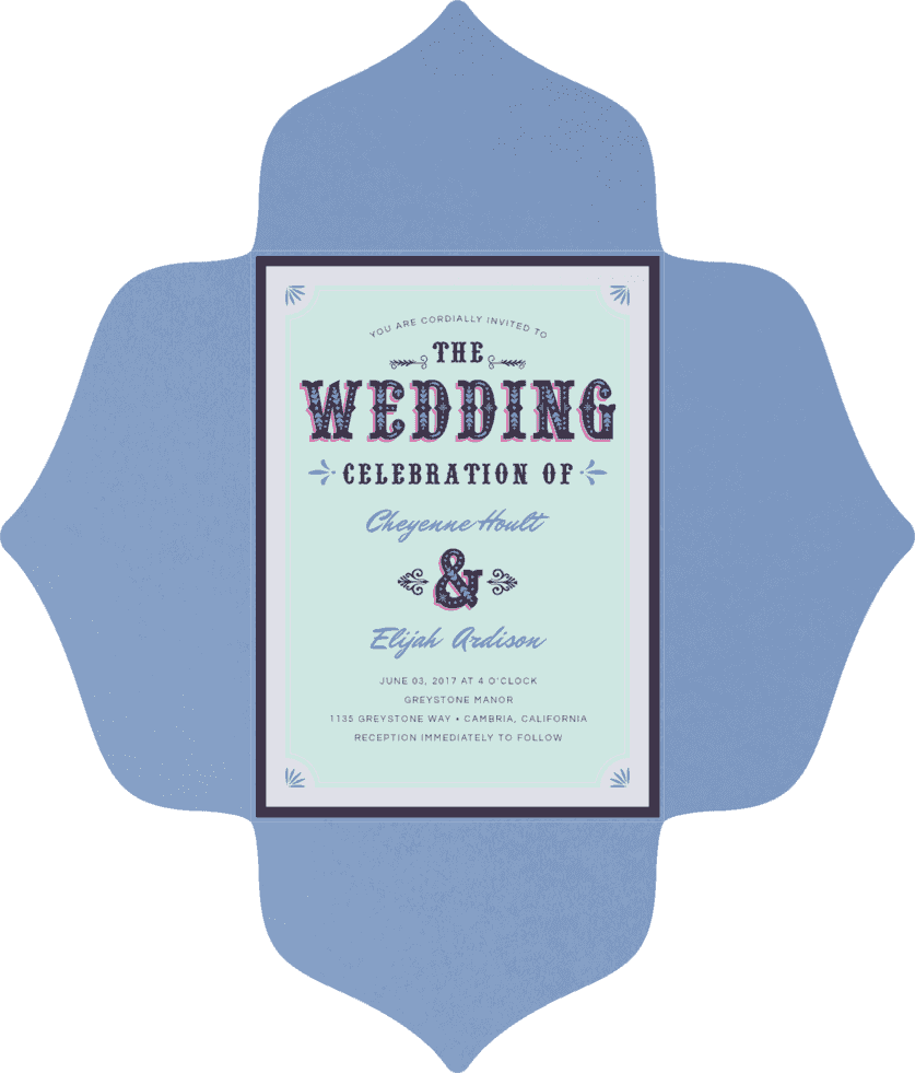 Love Letters Wedding Invitation