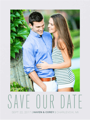 Botanical Bliss Save the Date Save the Date