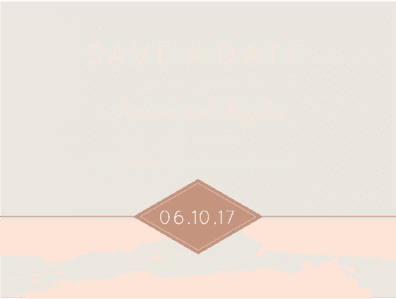 Love's Masterpiece Save the Date Save the Date