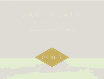 Love's Masterpiece Save the Date Save the Date