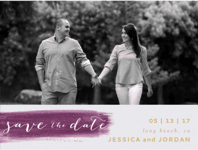 Painted Love Save The Date Save the Date