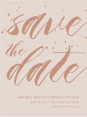 Always and Forever Save the Date Save the Date