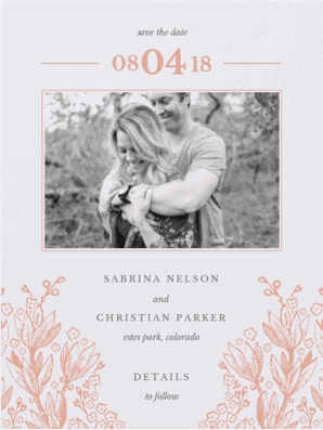 Secret Garden Save the Date Save the Date