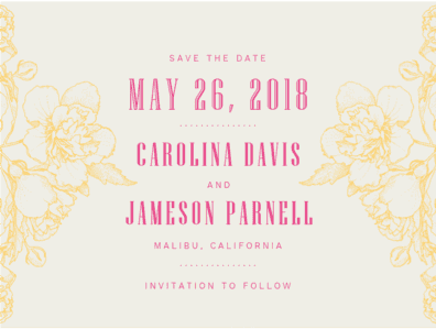 Garden Delight Save the Date Save the Date