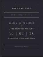 Young Love Save the Date Wedding Invitation